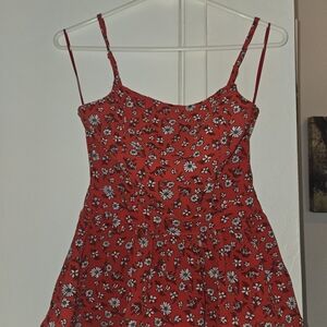 Jun&Ivy Red and White Floral TOP